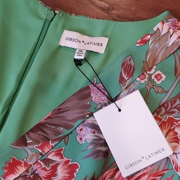 NWT Gibson Latimee floral plus size boho dress - Picture 3 of 9